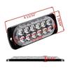 4Pcs Car Emergency Lamp Bars Flash  Red 12 Led  Flash Caution Strobe Light Bar