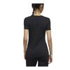 (WMNS) adidas neo W Esntl Lg T 1 Спортивная футболка с коротким рукавом Черная Женская FP7868