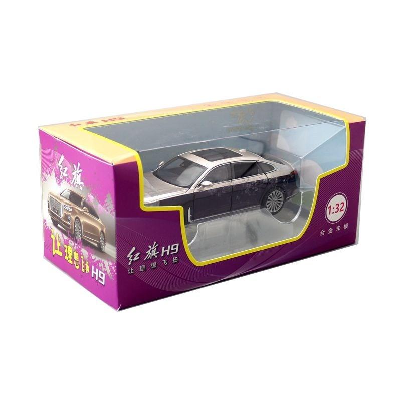 Simulation Hong Alloy Qi Luxury Sedan Model Toy With Sound And Functions Light