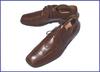 Made In Germany Lloyd CLASSIC Leather Swirl Moc Toe 27.5 Brown Business Shoes(USED)