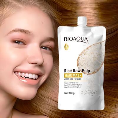 BIOAQUA - Маска для волос из сырой рисовой мякоти 400 г