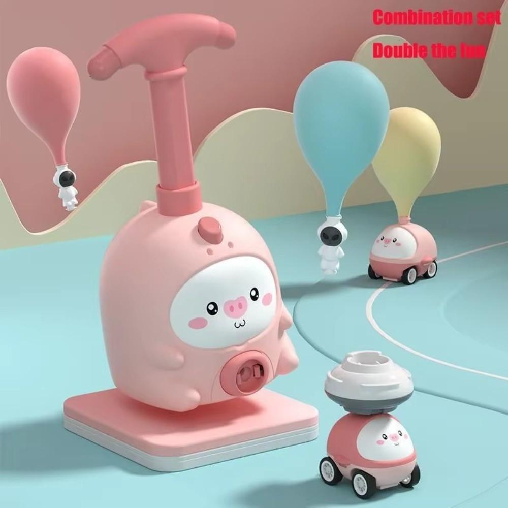Seal Balloon Launcher Toys Pig Balloon Powered Cars Gifts Balloon Car Toy Parent-child Interaction
