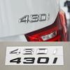 3D ABS Car Letters Logo 430i 430d Badge Sticker Emblem Decals For BMW 4 Series 430i 430d  G22 G26 G23 Tail Marking Accessories