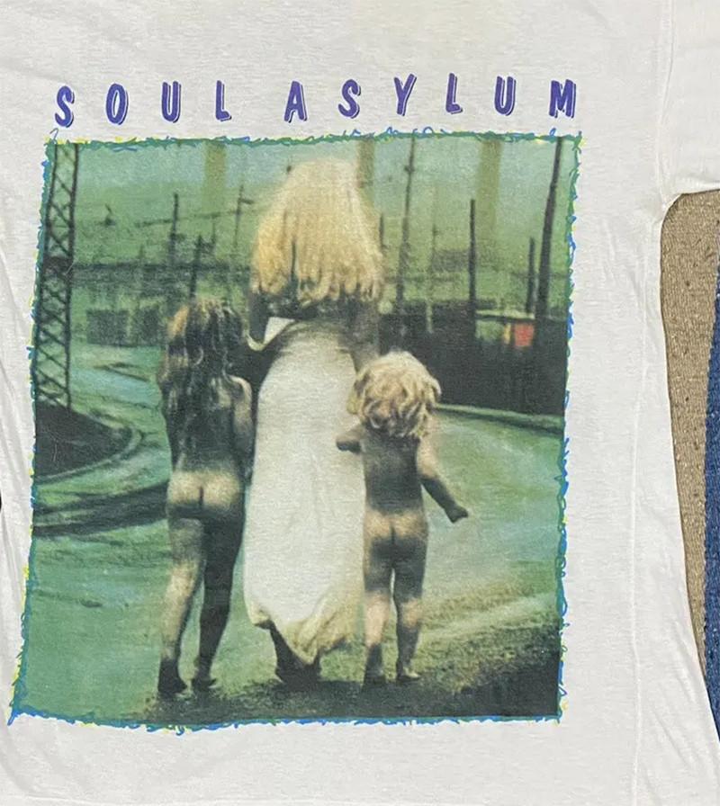 Soul Asylum Music For Lovers White T-Shirt Cotton Full Size Unisex T-Shirt