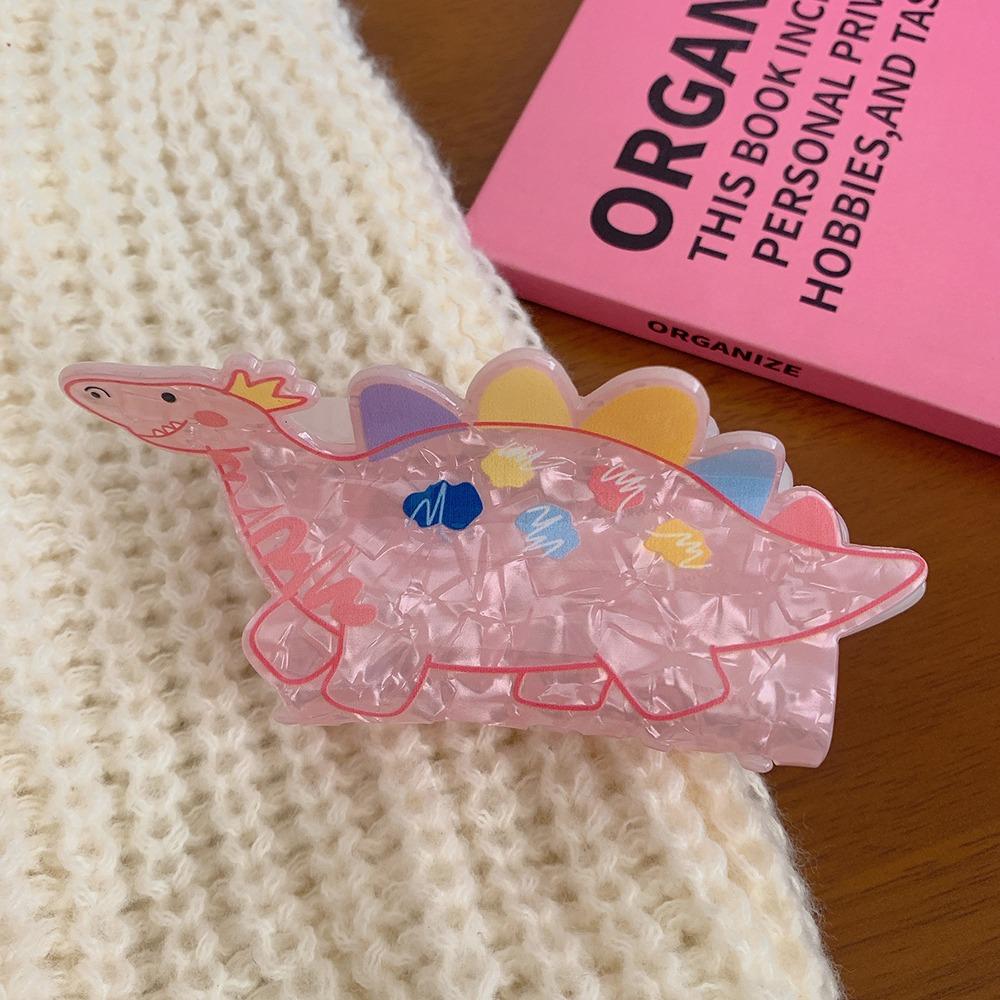 Acetic Acid Cat Acetate Hair Clip Piggy Puppy Grab Clip Sweet Dinosaur Hair Claw  Girls