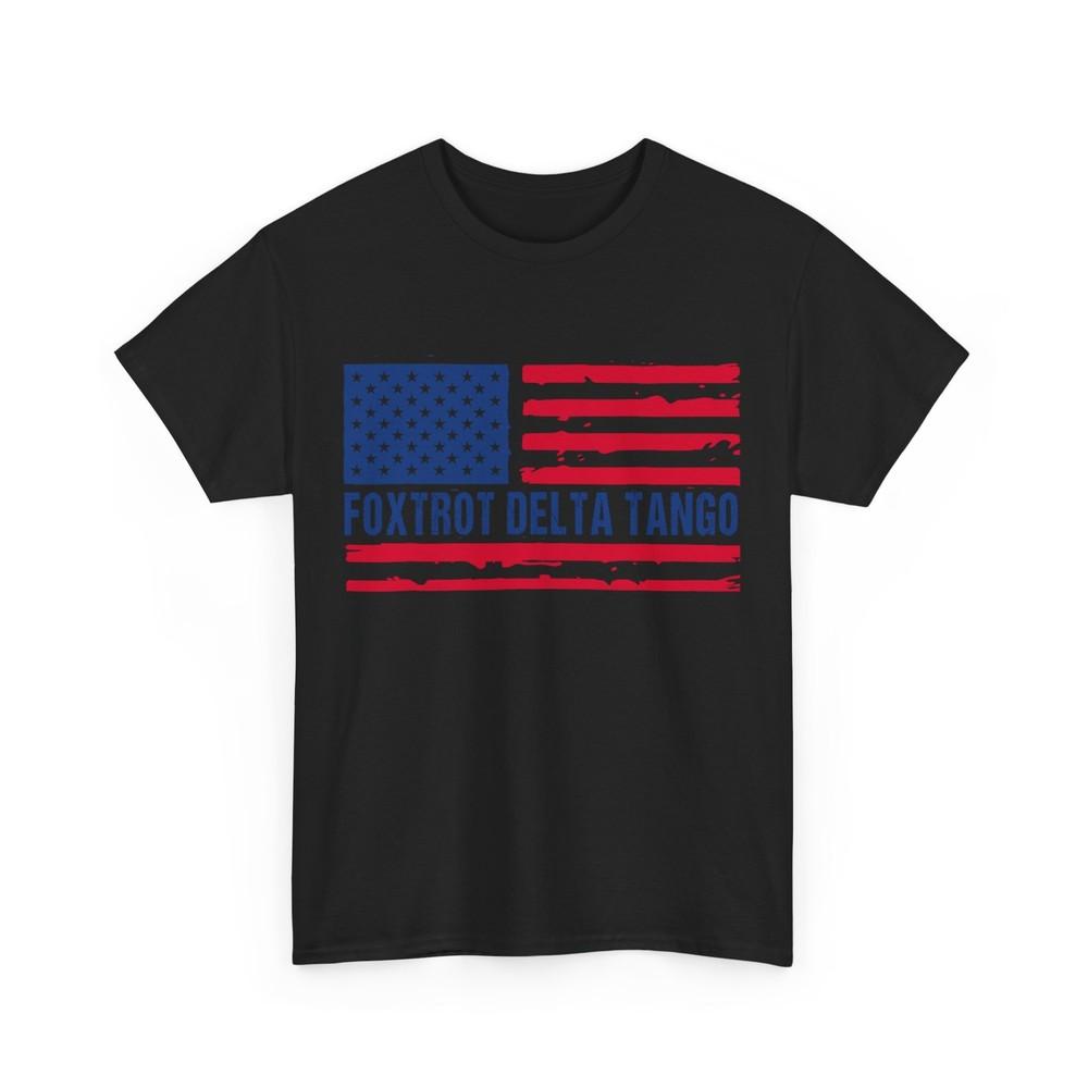 USA Flag Foxtrot Delta Tango T-shirt