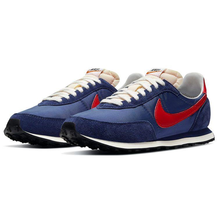 Nike Кроссовки унисекс Waffle Trainer 2 SP Midnight Navy Blue Max-Orange Mystic-Navy DB3004-400