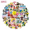 Vibrant 50pcs Roblox Stickers Waterproof For Customizing Laptops And Skateboards