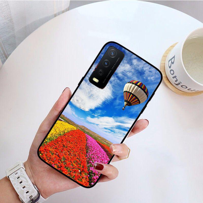 Чехол для телефона с воздушным шаром для vivo Y31 Y30 Y33S Y11S Y12S Y17 Y20 Y20S Y21 Y21S Y1S Y53S Y15 Y19 Y91C V23 5G Cases coque