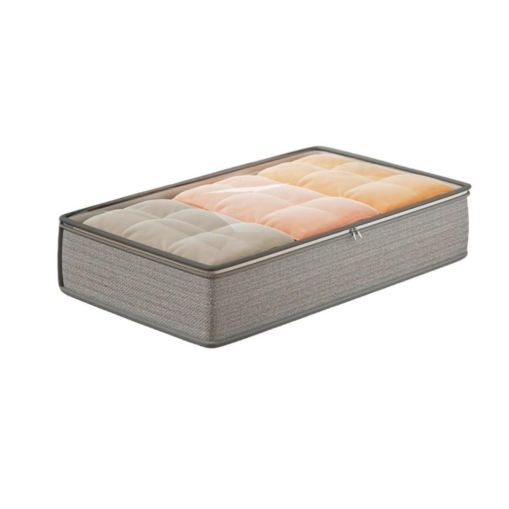 Underbed Wardrobe Organizer and Storage Cabinet, Foldable Under Bed Storage Bag, Powerful Function, No Space Occupation, Under Bed Storage