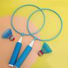 Children Badminton Racket Set Large Mesh Soft Anti Slip Handle Comfortable Grip Kids Badminton