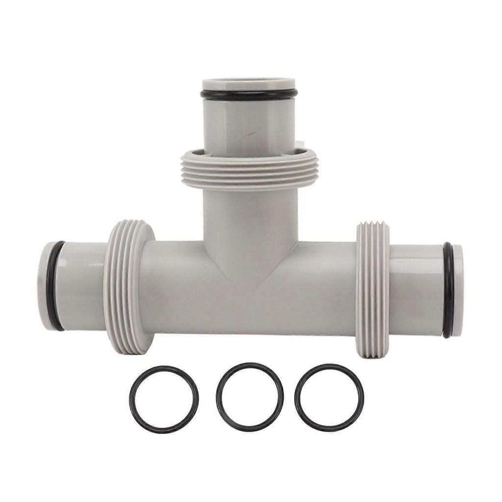 Split Swimming Pool Hose Plunger Valve 2 in 1 T Shape Hose Plunger Valve Replacement for for Filter Circulation System Pool Pump Maintenance