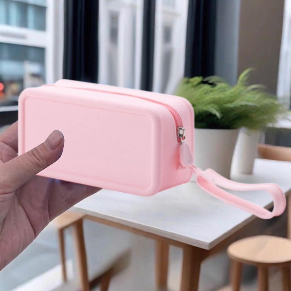 Waterproof Coin Purse Silicone Cosmetic Bag New Earphone Bag  Students
