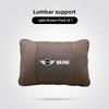 Keychain High-quality Leather Car Seat Headrest Memory Foam Comfort Neck Pillow For qaz9 Cooper One JCW F54 F55 F56 F57 F60 R55 9qaz