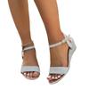 Fashion Ladies Shoes 2024 Hot Sale Buckle Strap Women's Sandals Fashion Peep Toe Daily Sandals Women High Quality Solid Flat Slippers