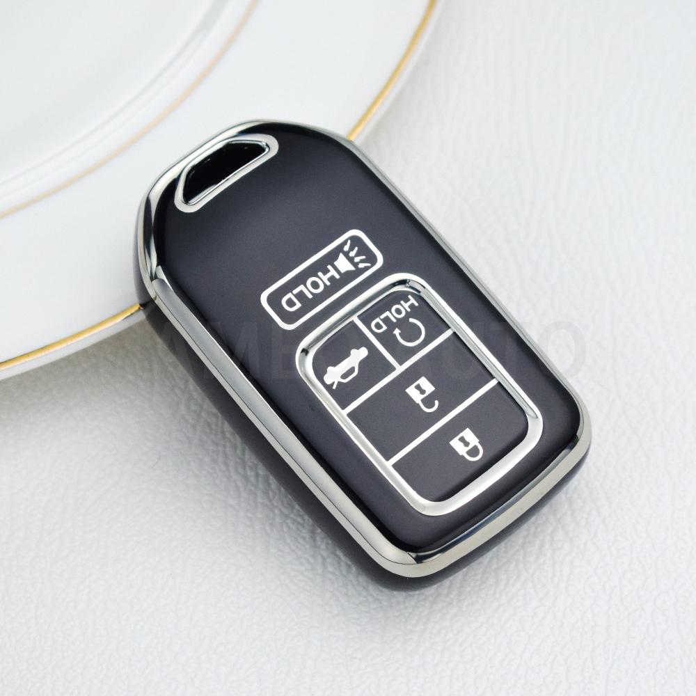 Чехол для ключей из ТПУ с 5 кнопками для Honda CRV XR-V CR-V Fit Civic Accord HR-V HRV City Odyssey, автомобильные аксессуары