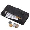 For Motorola Moto G56 5G Case 9 Card Slots Zipper Wallet PU Leather Phone Cover with Wrist Strap
