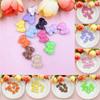 Hanmade Accessories Bowknot 10cps Macaron Color Alloy Drip Oil Jewelry DIY Necklace Bracelet Phone Case Dispersed Bead Material Straight Hole