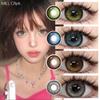 Mill Creek Color Contact Lenses with Prescription Magic Color Series Cosplay Anime Eyes 1 Year Use Green Red Blue Contact LensesHydrogelSoftWT:40%