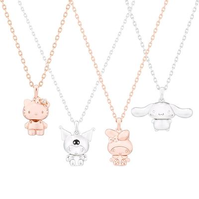 Выберите одно из четырех ожерелий Hello Kitty Jewelry Sawnio Characters Moving Collection