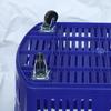Medium Plastic Shopping Basket with Wheels