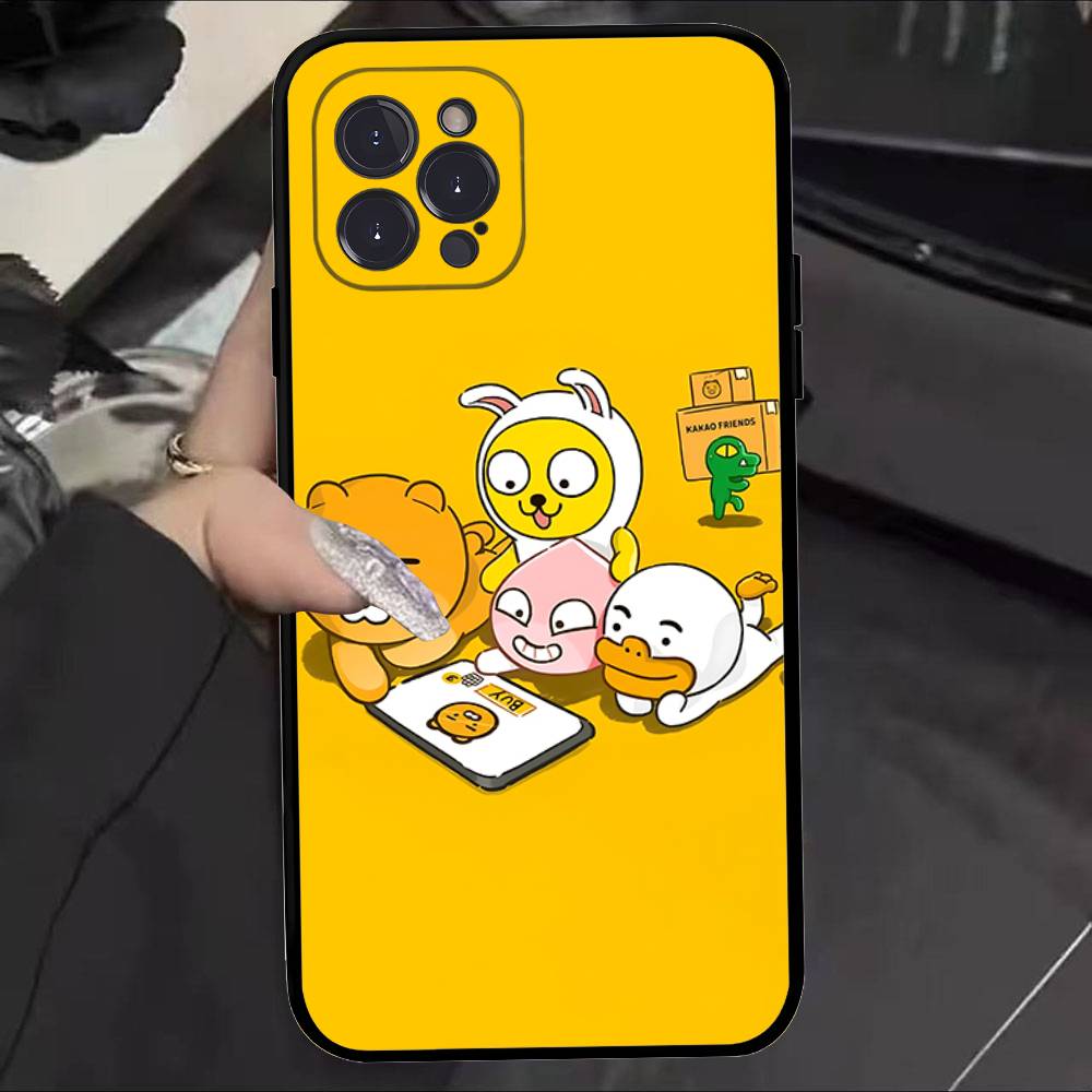 K-KAKAOS FRIENDS Cartoon Phone Case For IPhone 17 16 15 14 11 12 13 Mini Pro XS Max Plus Funda Shell