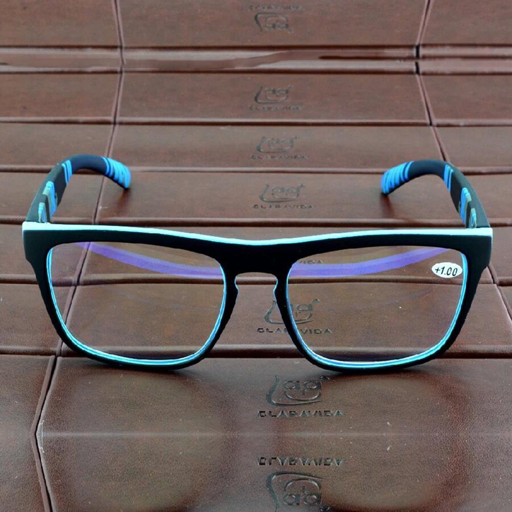 Clara Vida Special Offer Sport Young Feel Handsome Progressive Reading Glasses +1 To +4
