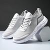 Fashion Summer Mesh Shoes Men's Sneakers Breathable Lightweight Mens Casual Shoes Lace-Up Walking Footwear Comfortable Man Shoes
