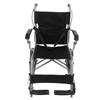 Folding Wheelchair Portable Breathable Cushion Senior Lightweight Wheelchair with Brake for Indoor Outdoor Hospital Home