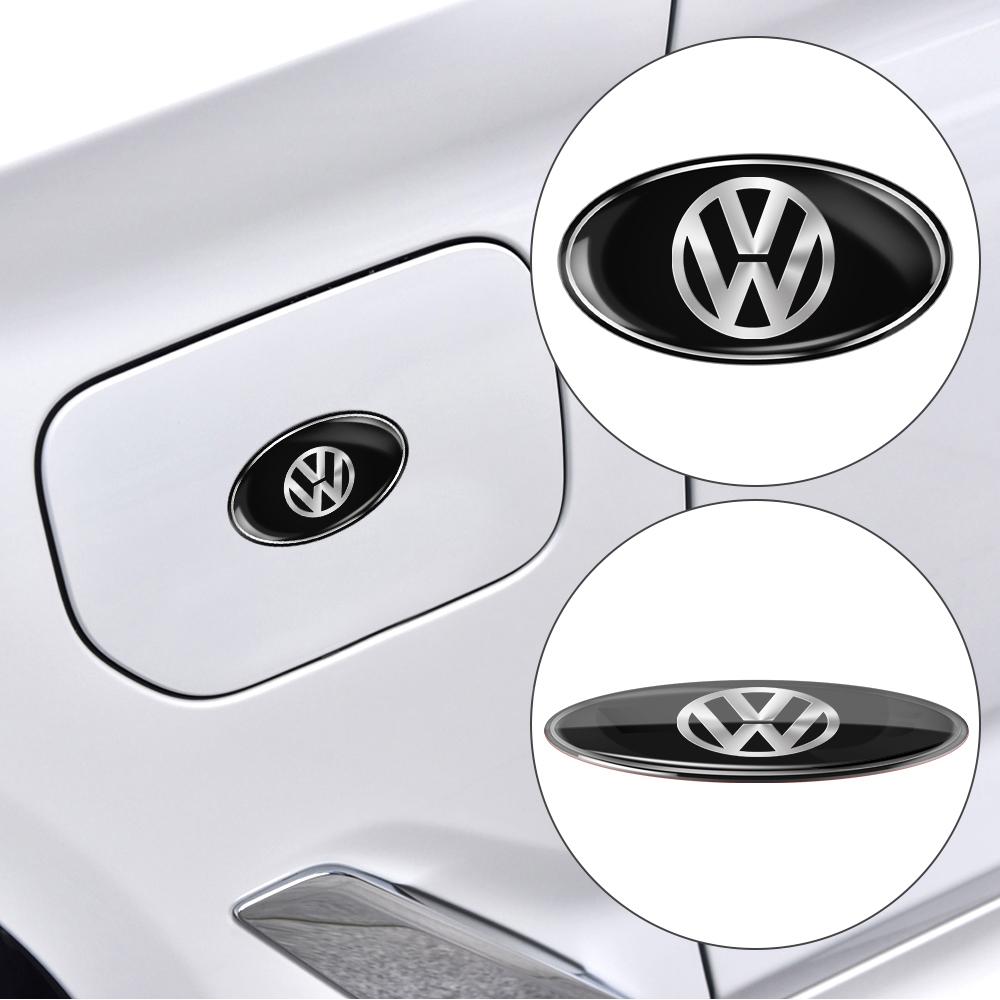 EFG1 For VW New R Jetta Golf Beetle PASSAT MK4 Bora Accessories Metal Car Badge Sticker Rear Tail Trunk Side Body Emblem Car Sticker