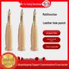 Набор сменных многоголовочных пробойников для кожи - 6-компонентный вращающийся инструмент для DIY проектов