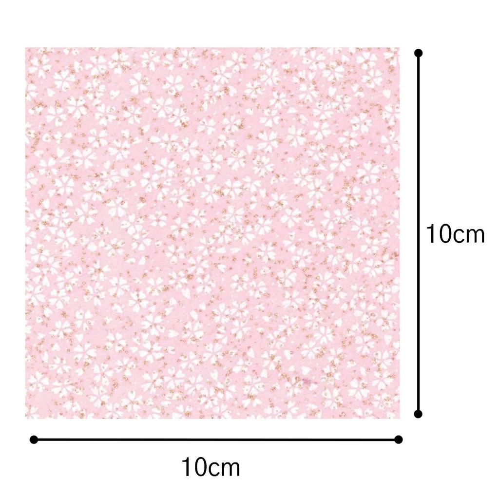 Washi Kawasumi Chiyogami Yuzen Washi 100 Patterns 1 Sheet Each 100 Sheets 10×10cm (10cm)
