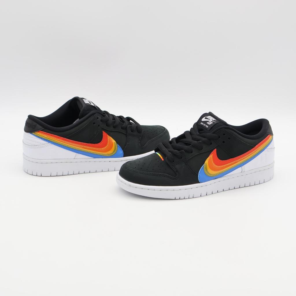 DH7722-001 Polaroid Nike SB Dunk Low Pro QS Черный Белый (Мужской)