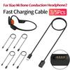 3/5 шт. Для наушников с костной проводимостью Xiao Mi Bone Conduction Headphone2 Кабель для быстрой зарядки USB-шнур Док-станция для зарядки Аксессуары для кабеля зарядки наушников