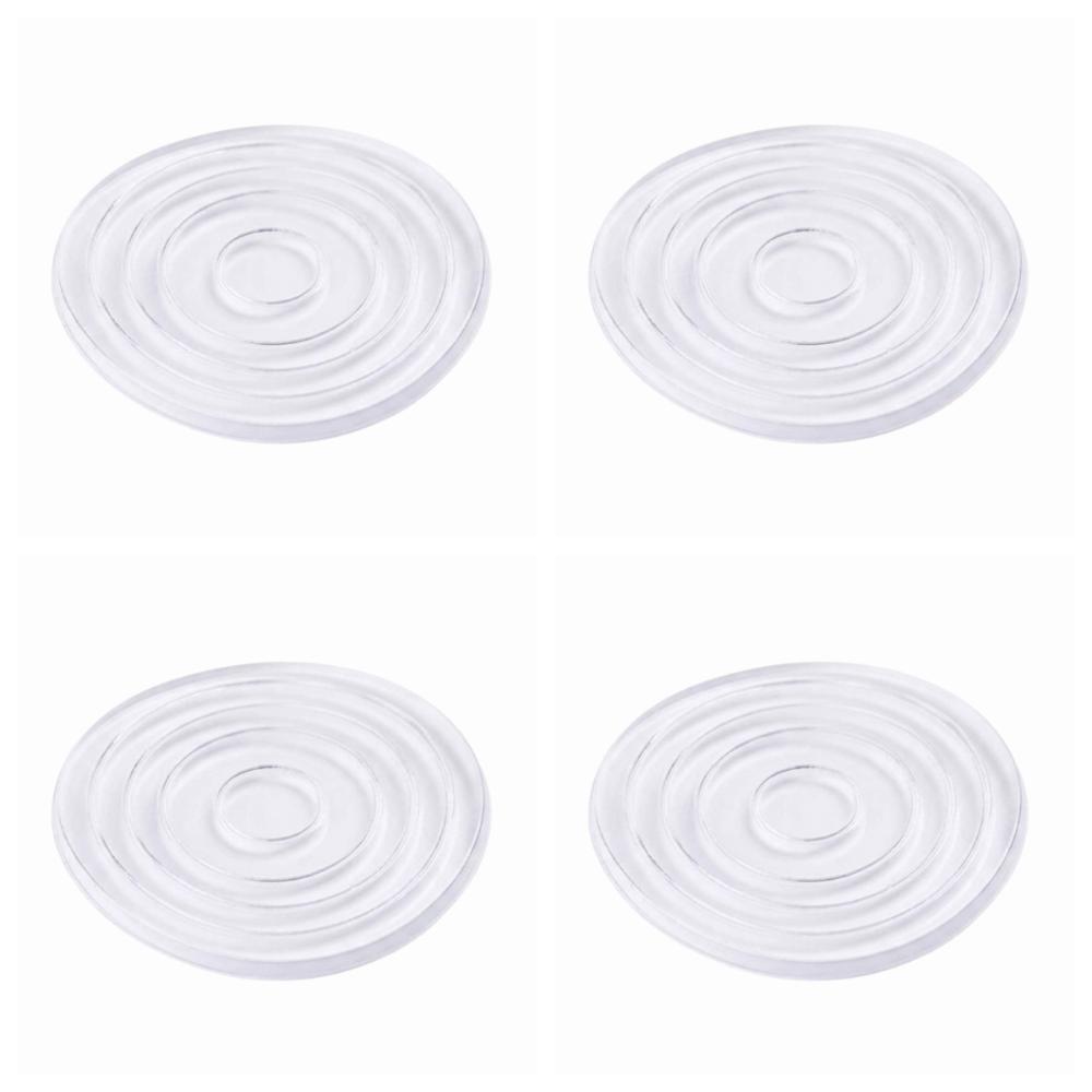 4Pcs Self Adhesive Silent Table Foot Mat Transparent Sofa Chair Foot Fixed Pads Sofa Corner