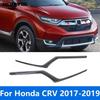 Для Honda CR-V CRV 2017 2018 Передняя верхняя решетка радиатора из углеродного волокна Гоночная решетка Накладка Декоративная отделка Внешние аксессуары Стайлинг автомобиля