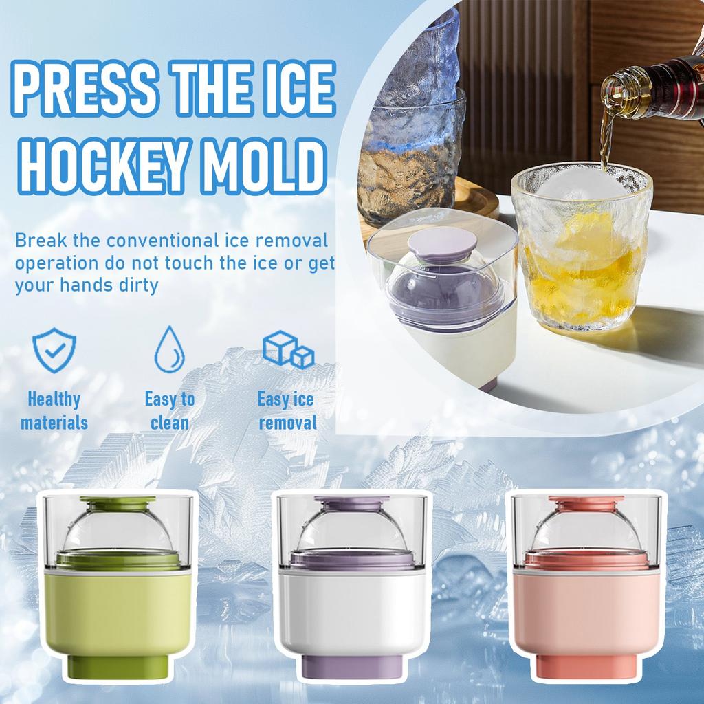 Пресс-форма для льда с большим силиконовым шариком Whisky Home Ice Ball, большая круглая силиконовая форма для льда