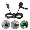 Lavalier Lapel Microphone Type C Clip On Mic Omnidirectional Microphone for 360 X4 Recording Podcasting Gaming