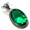 Natural Peridot Gemstone Handmade 925 Sterling Silver Gift Pendant 2.13" p9B17