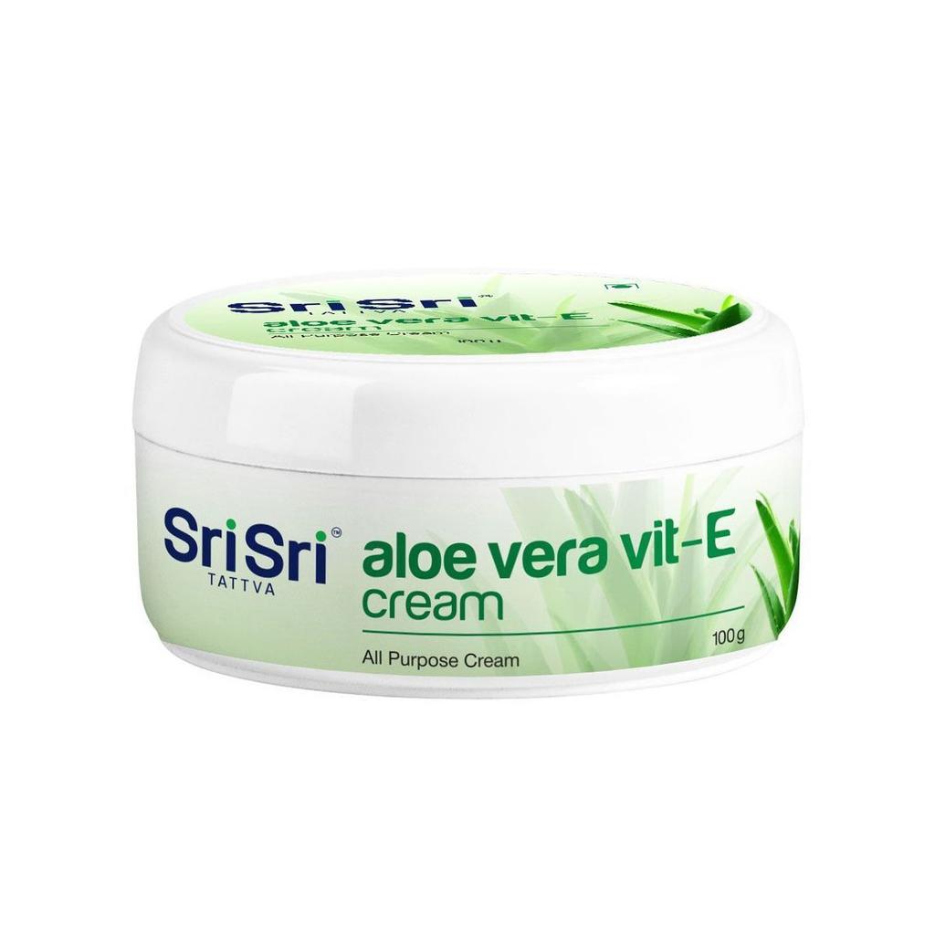 Алоэ вера Вит-Е: крем для кожи (100 г), Aloe Vera Vit. E Cream,  Sri Sri Tattva