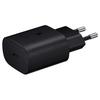 25W Fast Wall Charger - Phonillico - Compatible Samsung Galaxy A14/A34/A54/S23 - USB-C - Black