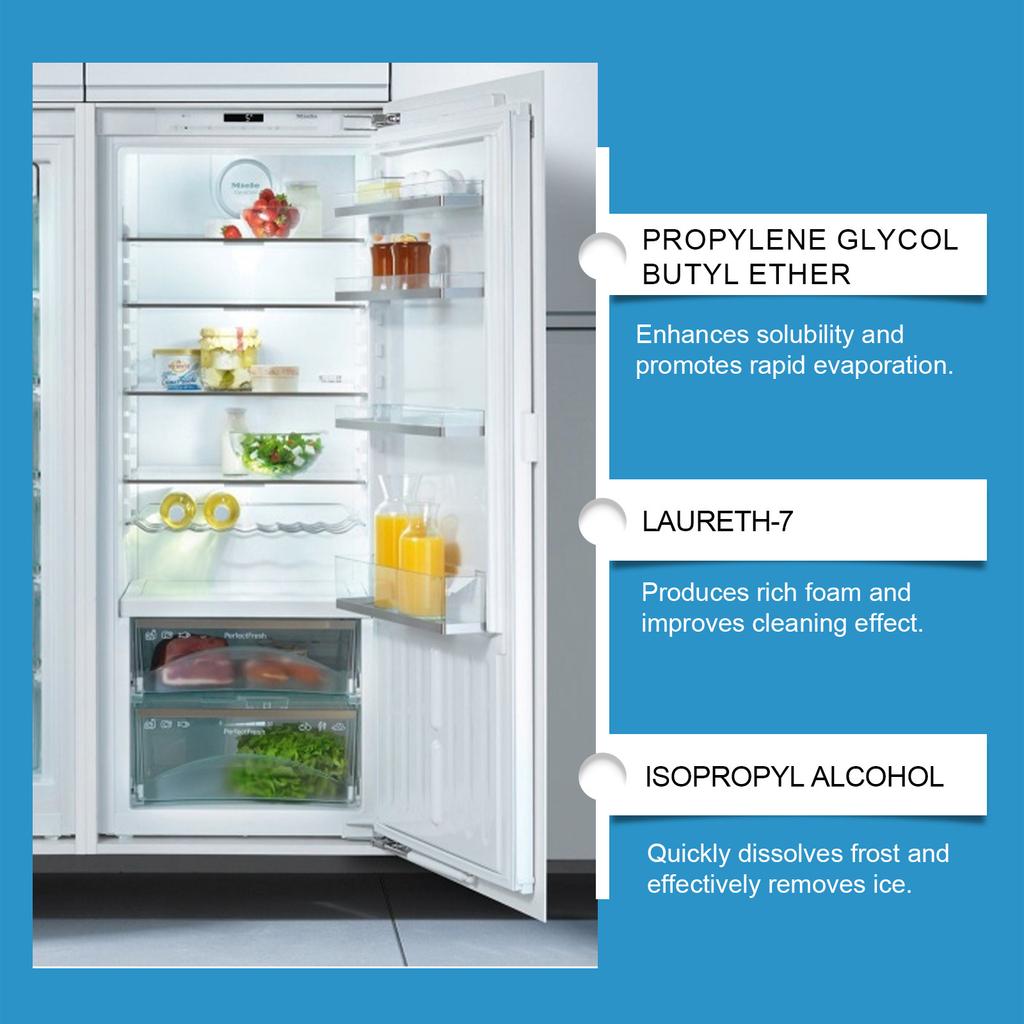 Freezer Defrost Spray Household Refrigerator Freezer Ice Maker Deicing And Thawing Multi-purpose Cleaning Spray Easily Dissolves Stubborn Frost.120ML