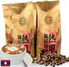 Кофе Fujita Coffee Lao Blend 500 г x 2 пакетика Кофе Mocha Blend 500 г x 2 пакетика Средняя обжарка Отличное соотношение цены и качества Большой объем набора Ореховый аромат и легкая кислинка Освежающий