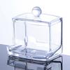 Acrylic Makeup Organizer Cotton Pad Swab Storage Box For Cotton Swabs Rod Case Holde Cosmetics Jewelry Organizer With Lid