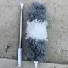 Retractable Electrostatic Feather Duster with Telescopic Pole for Household Dusting and Crevice Cleaning
