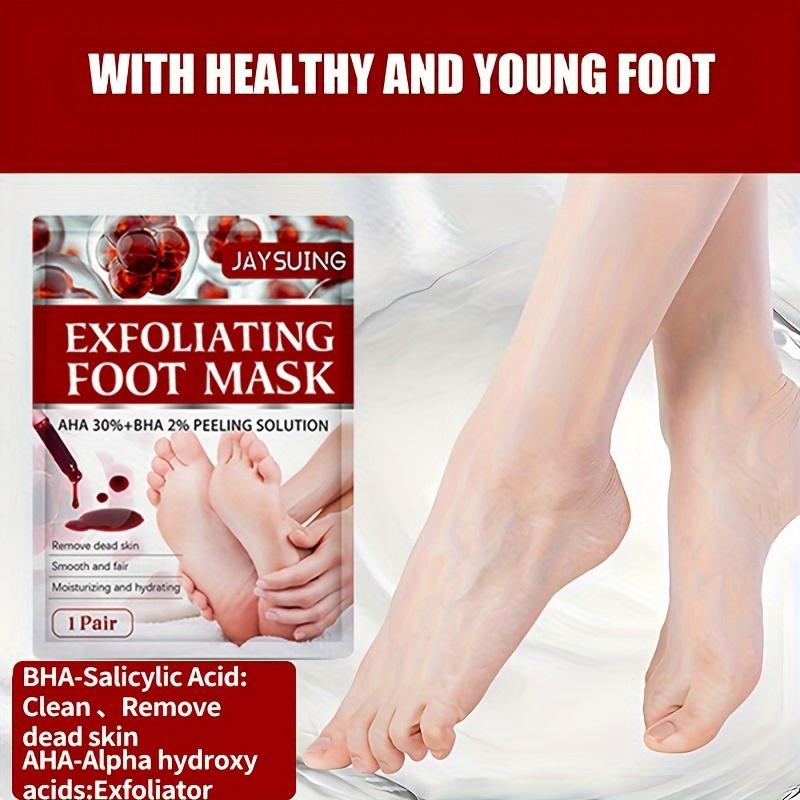 3 пары AHA 30% + BHA 2% Peeling Solution Foot Mask, увлажняющая маска для ног, делает ноги гладкими и мягкими