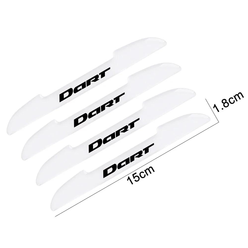 4PCS Car Door Anti Collision Strips Auto Accessories For Dodge Journey Challenger Caliber Charger Ram 1500 Avenger Nitro DART