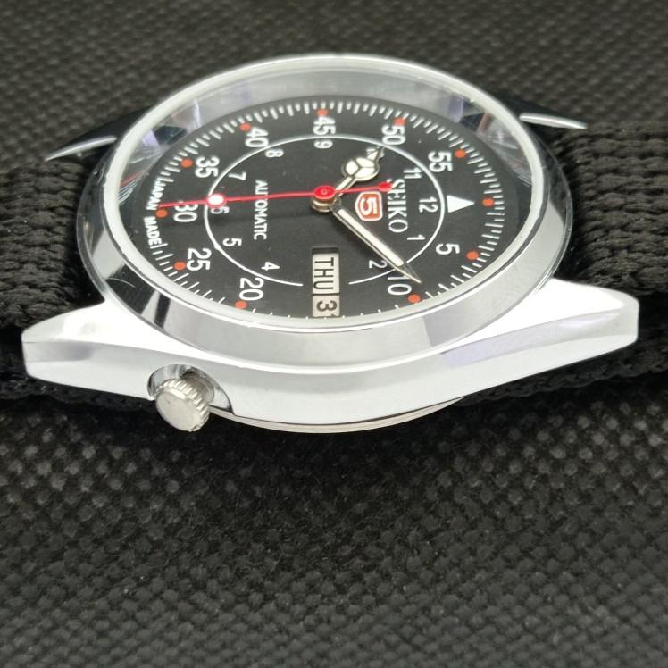 ВОССТАНОВЛЕННЫЕ ВИНТАЖНЫЕ SEIKO 5 АВТОМАТИЧЕСКИЕ 6309A ЯПОНИЯ МУЖСКИЕ ЧАСЫ D/D ЧЕРНЫЕ a318630-9