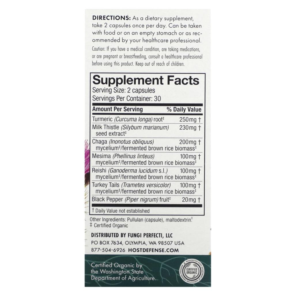 Mycobotanicals, Liver Health, Veggie Capsules 60