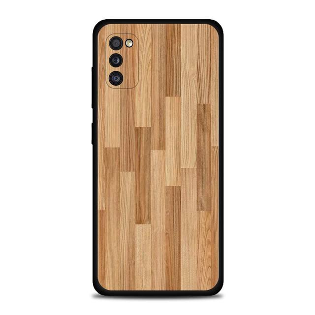 Чехол для Samsung A51 A71 A21s A21 A12 A11 A02s A02 A01 A91 A72 A52 A42 A41 A32 A31, силиконовый чехол из натурального дерева